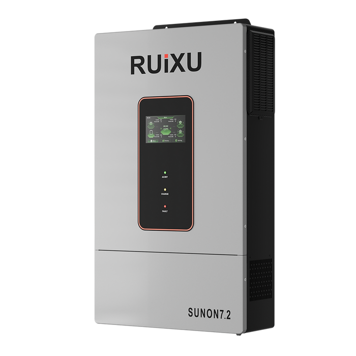 RUiXU Single/Split-Phase Off-Grid Inverter SUNON7.2 7.2kW UL1741 on a white background www.mygeneratorplus.com
