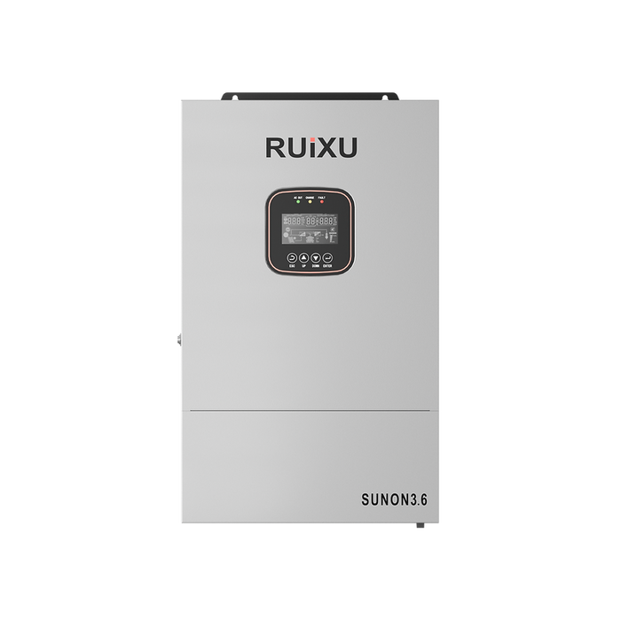 RUiXU Single-Phase Off-Grid Inverter SUNON3.6 3.6kW UL1741 on a white background www.mygeneratorplus.com