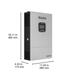 RUiXU Single-Phase Off-Grid Inverter SUNON3.6 3.6kW UL1741 on a white background showing dimensions www.mygeneratorplus.com