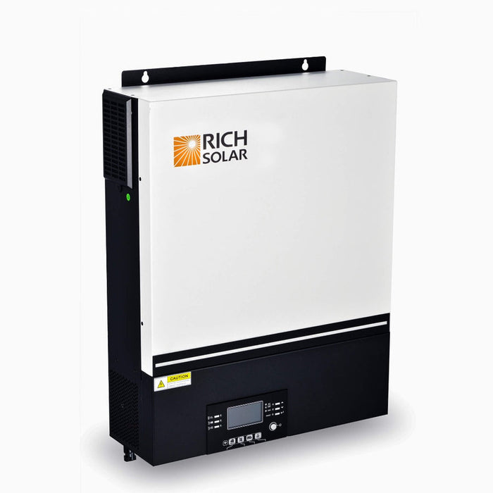 Rich Solar 13,000W 120/240V Output, 48VDC 28.8kWh Alpha 5 Pro Server Lithium Iron Phosphate Battery Off-Grid System Kit