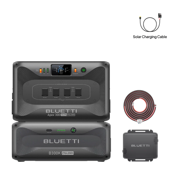 BLUETTI Apex 300 Versatile Power Station | 3,840W, 2,764.8Wh + Choose Your Custom Package