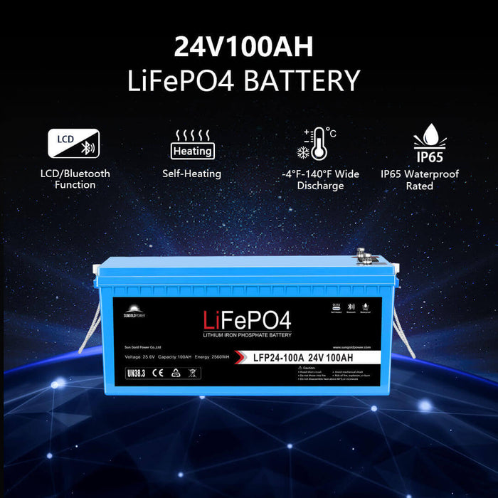 Sungold Power OFF-GRID Solar Kit 3000w 24V Inverter 120V Output Lithium Battery 800w Solar Panel SGKT-3PRO Solar Kit