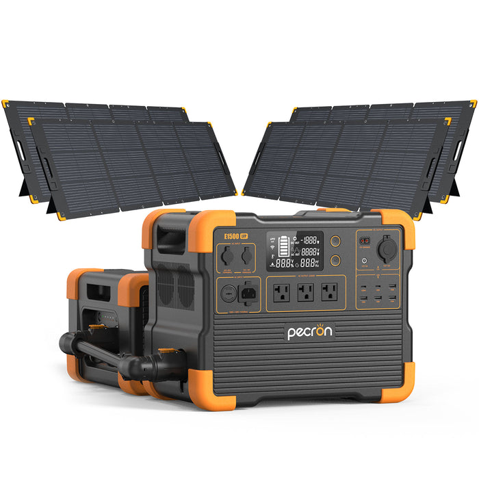 PECRON E1500LFP Solar Generator + Choose Your Custom Package