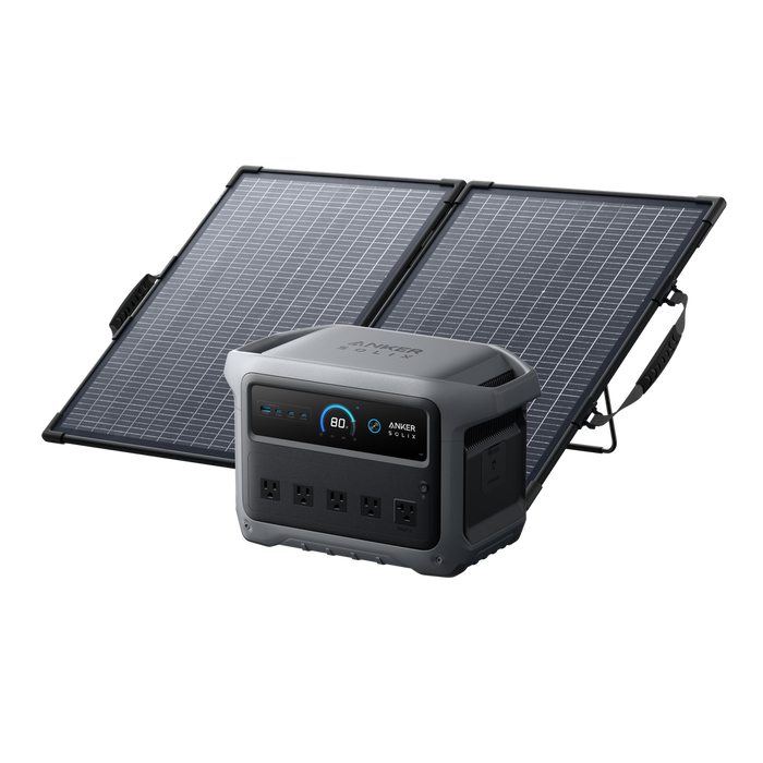 Anker SOLIX C1000 Gen2 1,024Wh | 2,000W Solar Generator + Choose Your Custom Package