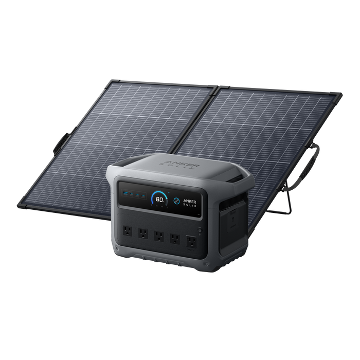 Anker SOLIX C1000 Gen2 1,024Wh | 2,000W Solar Generator + Choose Your Custom Package