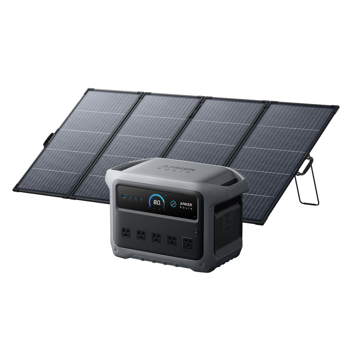 Anker SOLIX C1000 Gen2 1,024Wh | 2,000W Solar Generator + Choose Your Custom Package