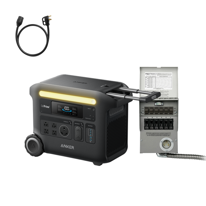 Anker SOLIX F2600 2560Wh - 2400W Solar Generator + Choose Your Custom Package