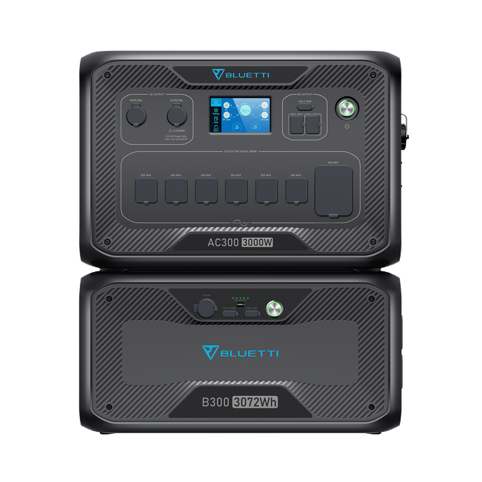 BLUETTI AC300 + B300 Battery Home Battery Backup Power Station + Choose Your Custom Package