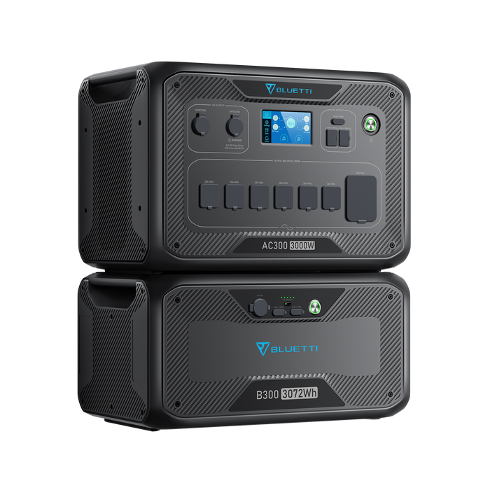 BLUETTI AC300 + B300 Battery Home Battery Backup Power Station + Choose Your Custom Package