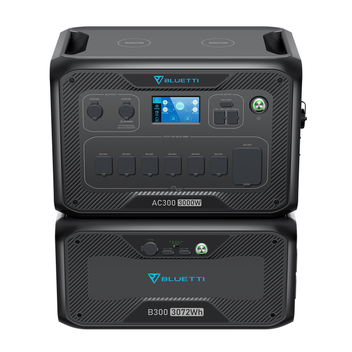 BLUETTI AC300 + B300 Battery Home Battery Backup Power Station + Choose Your Custom Package