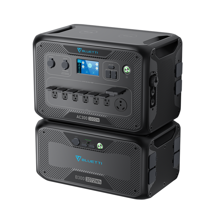 BLUETTI AC300 + B300 Battery Home Battery Backup Power Station + Choose Your Custom Package