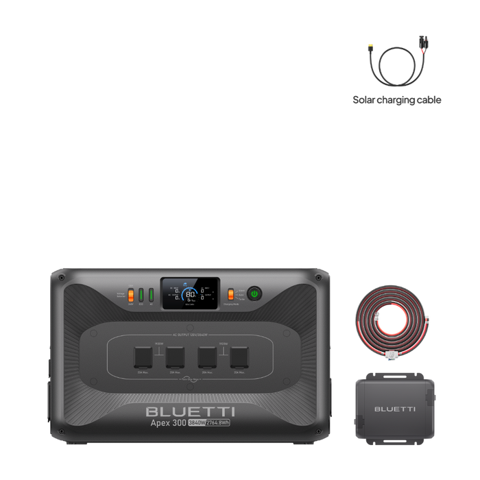 BLUETTI Apex 300 Versatile Power Station | 3,840W, 2,764.8Wh + Choose Your Custom Package