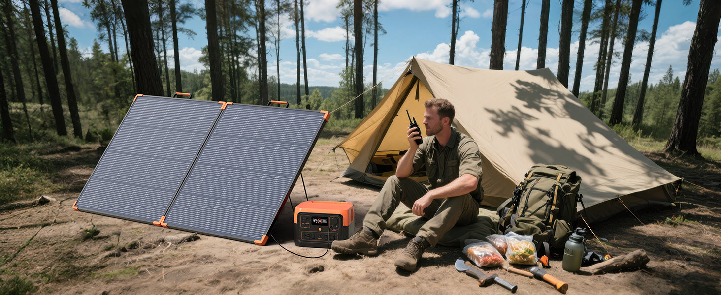 ZOUPW 180 Watt N-Type 16BB Portable Solar Panel