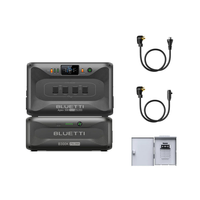 BLUETTI Apex 300 Versatile Power Station | 3,840W, 2,764.8Wh + Choose Your Custom Package