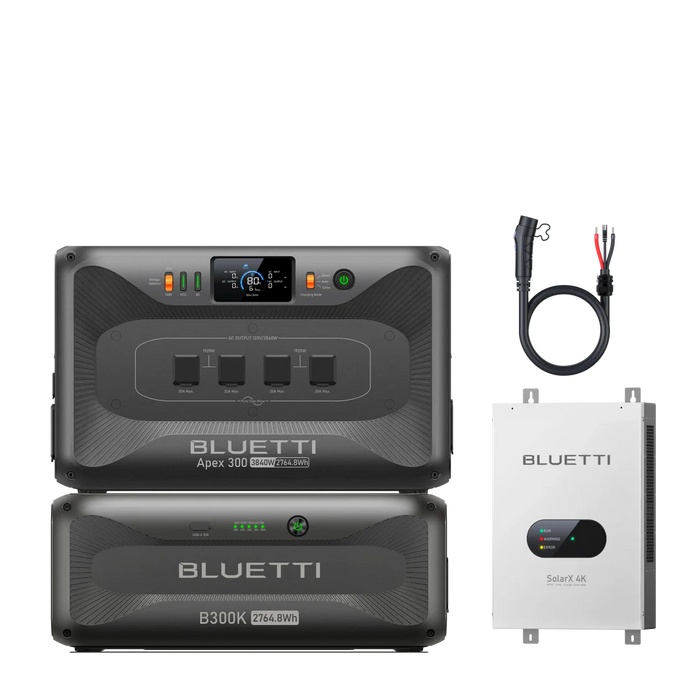 BLUETTI Apex 300 Versatile Power Station | 3,840W, 2,764.8Wh + Choose Your Custom Package