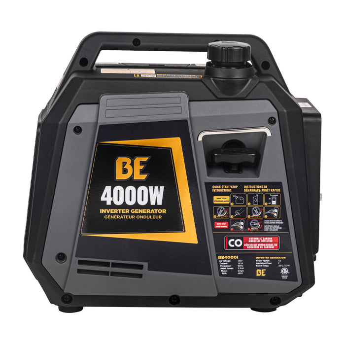 BE Power Equipment 4,000 Watt 145CC Digital Inverter Generator - BE4000I Portable Generator