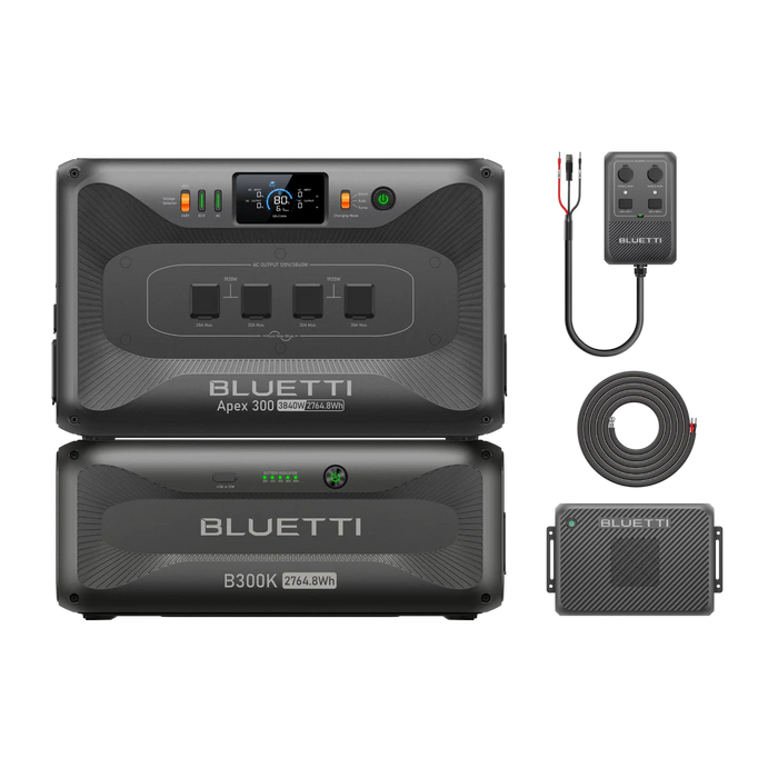 BLUETTI Apex 300 Versatile Power Station | 3,840W, 2,764.8Wh + Choose Your Custom Package