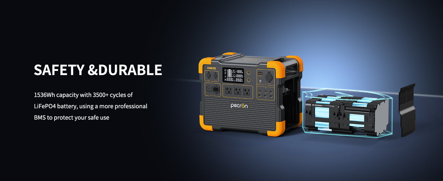 PECRON E1500LFP Solar Generator + Choose Your Custom Package