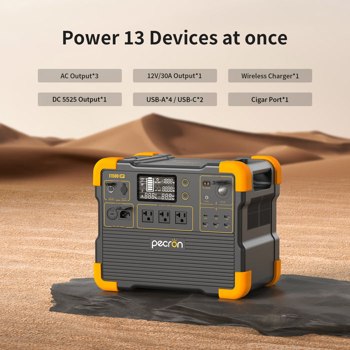 PECRON E1500LFP Solar Generator + Choose Your Custom Package