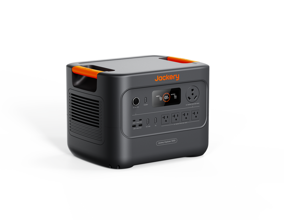 Jackery Explorer 3000 V2 With 2x 200W Solar Saga Solar Panels - Solar Generator