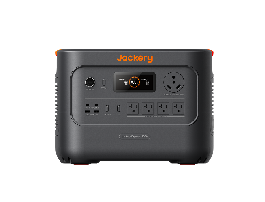 Jackery Explorer 3000 V2 With 2x 200W Solar Saga Solar Panels - Solar Generator