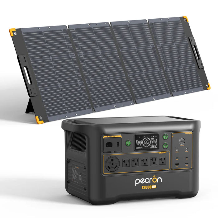 PECRON F3000LFP Solar Generator + CHoose Your Custom Package