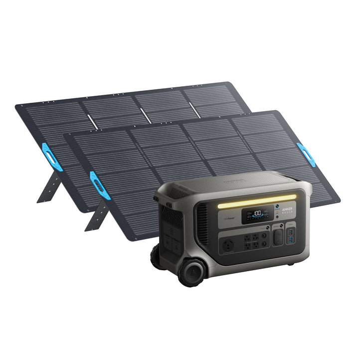 Anker SOLIX F3000 Solar Generator + Custom Solar Package