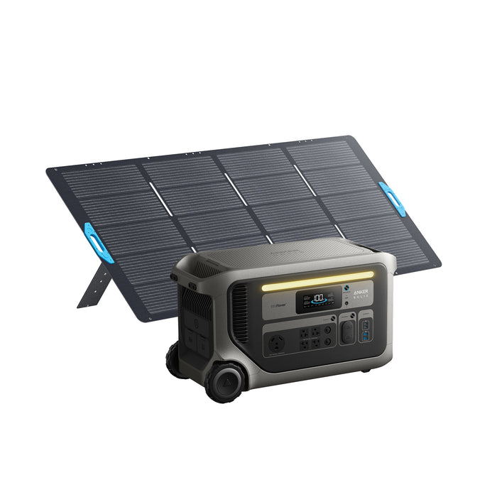 Anker SOLIX F3000 Solar Generator + Custom Solar Package