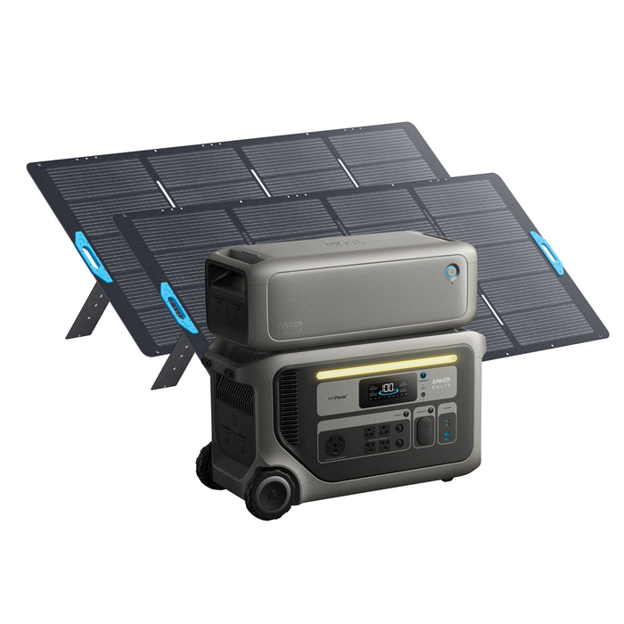 Anker SOLIX F3000 Solar Generator + Custom Solar Package