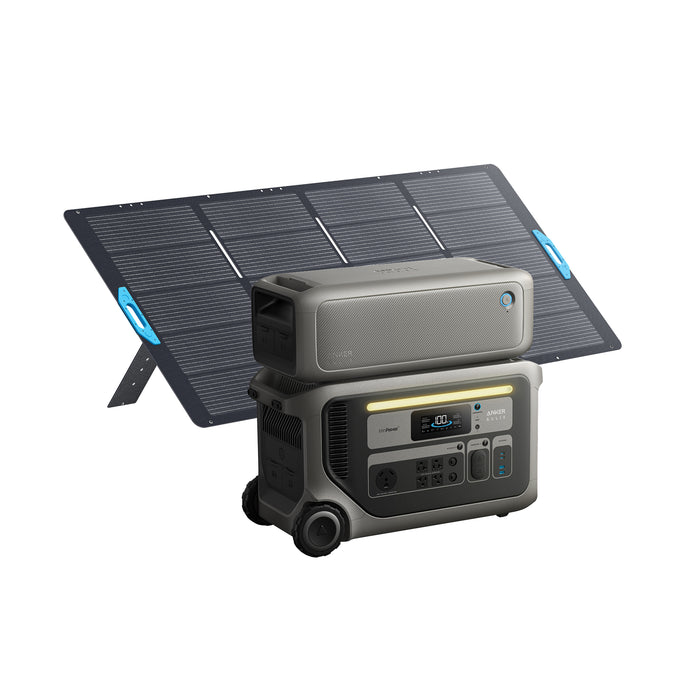 Anker SOLIX F3000 Solar Generator + Custom Solar Package