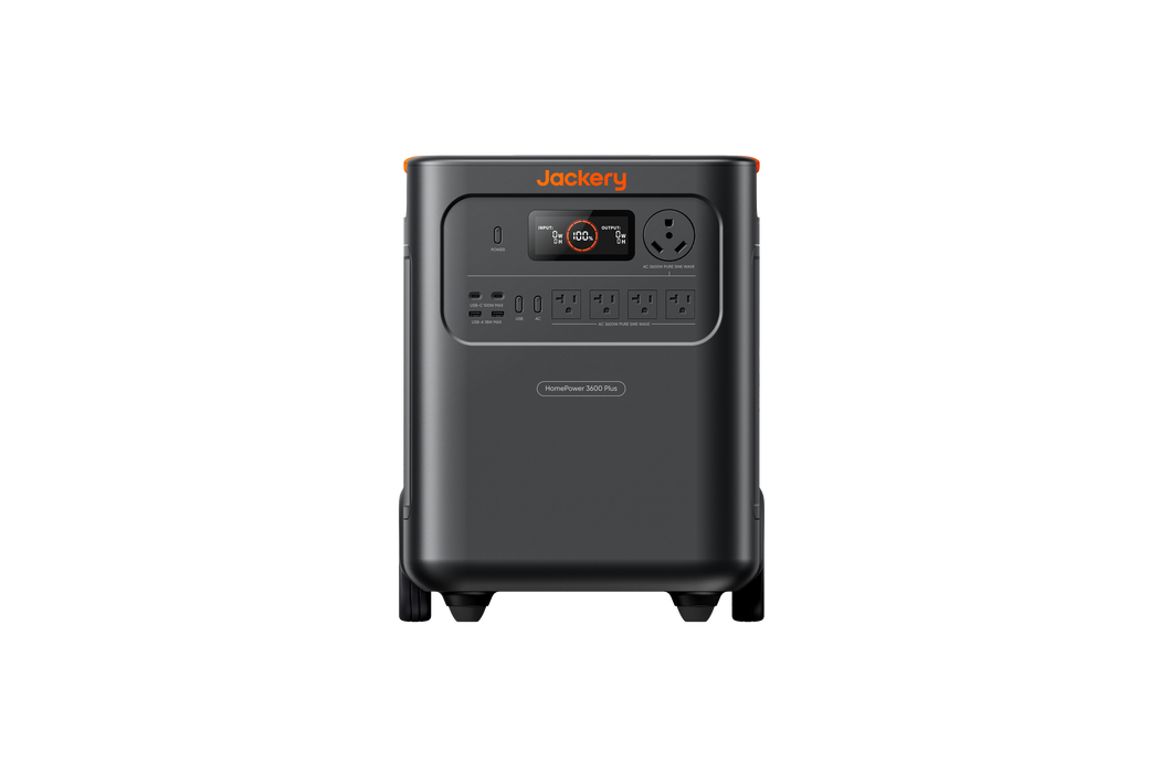 Jackery HomePower 3600 Plus Solar Generator + Choose Your Custom Package on a white background