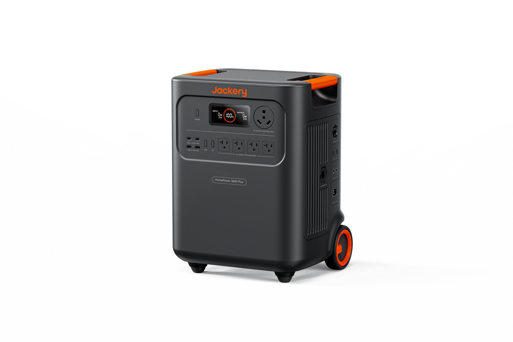 Jackery HomePower 3600 Plus Solar Generator + Choose Your Custom Package on a white background