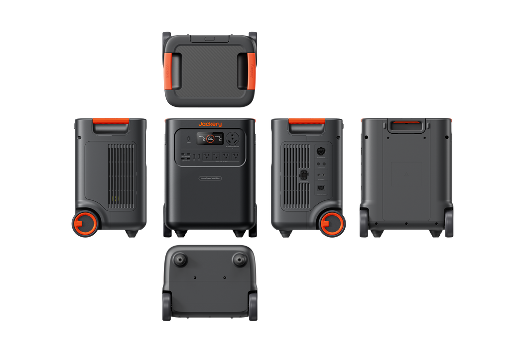 Jackery HomePower 3600 Plus Solar Generator + Choose Your Custom Package on a white background