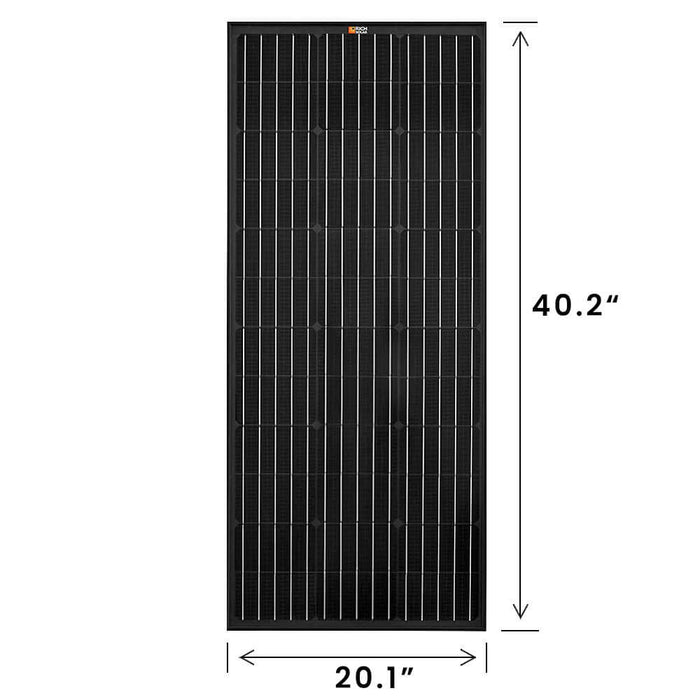 Rich Solar MEGA 100 ONYX 100W 12V Monocrystalline Solar Panel