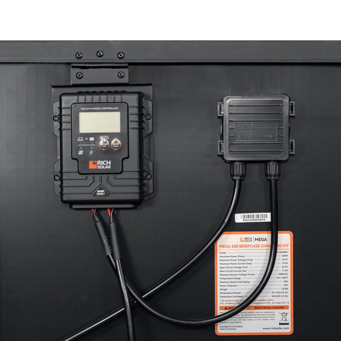 Rich Solar MEGA 200 Watt Briefcase Portable Solar Charging Kit