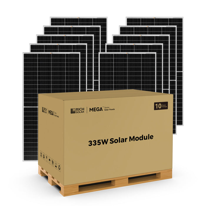 Rich Solar MEGA 335W Pro Solar Panel + Choose Your Custom Package
