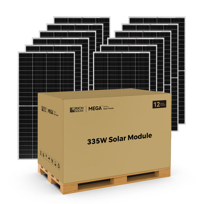 Rich Solar MEGA 335W Pro Solar Panel + Choose Your Custom Package