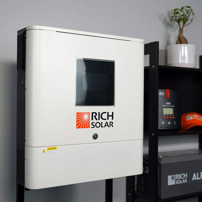 Rich Solar 8000W 48V-120/240VAC Complete Solar Kit