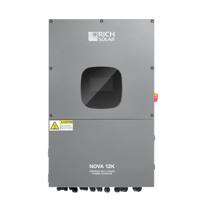 Rich Solar NOVA 12K 12000W 48V Split Phase Hybrid Inverter High-Efficiency Power for Off-Grid, On-Grid, and Hybrid Systems