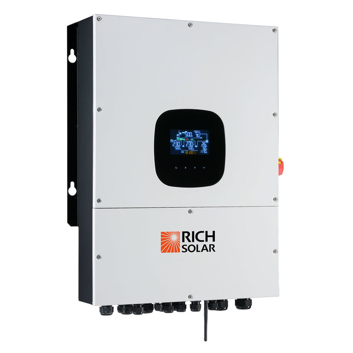 Rich Solar NOVA 12K PV Hybrid Inverter Solar Kit 61.44kWH Server Lithium Battery
