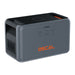 Oscal PowerMax 1800 Portable Power Station on white background with electrical ports and cordless phone charger.