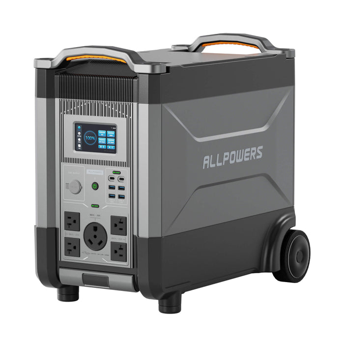 ALLPOWERS Solar Generator Kit 3600W (R4000 + SF200 200W Flexible Solar Panel)