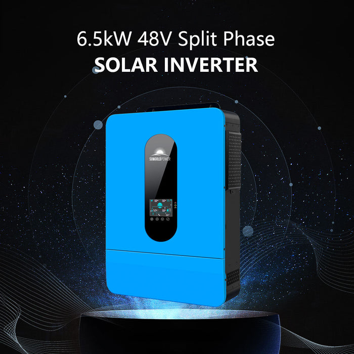 Sungold Power Off-Grid Complete Solar Kit 13000W 48VDC 120V/240V LifePo4 25.6KWH Lithium Battery 22x 440W Solar Panels SGR-13K25E