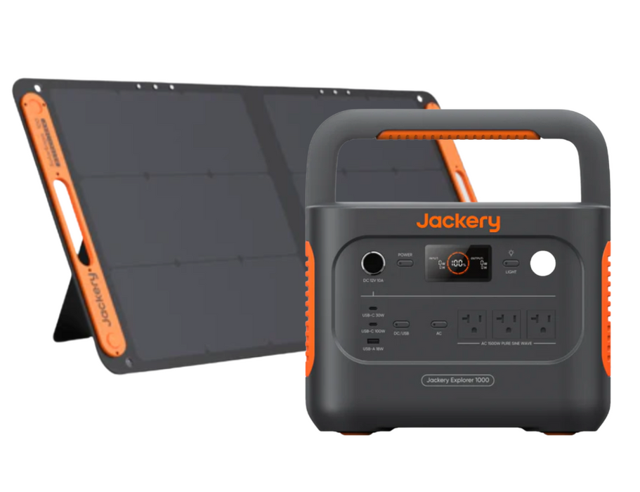 Jackery Explorer 1000 v2 Solar Generator + Choose Your Custom Package