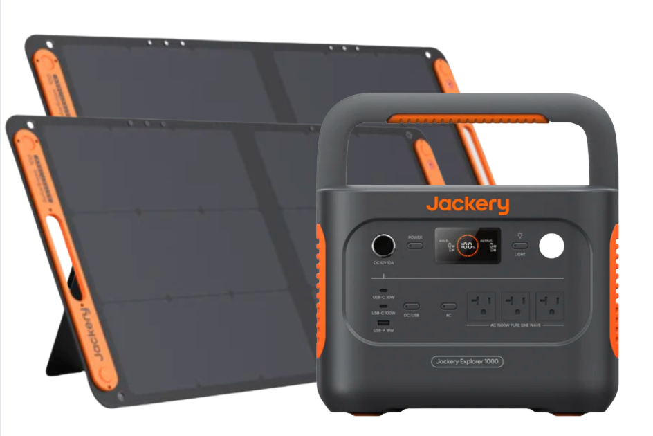Jackery Explorer 1000 v2 Solar Generator + Choose Your Custom Package