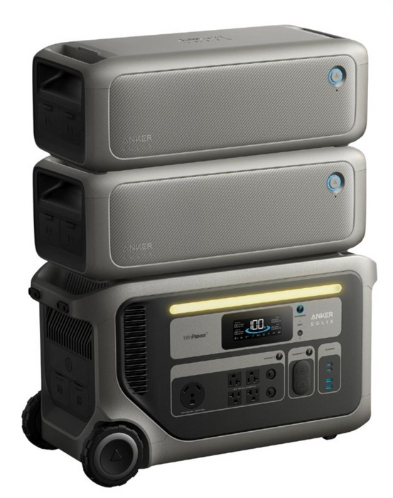 Anker SOLIX F3000 Solar Generator + Custom Solar Package