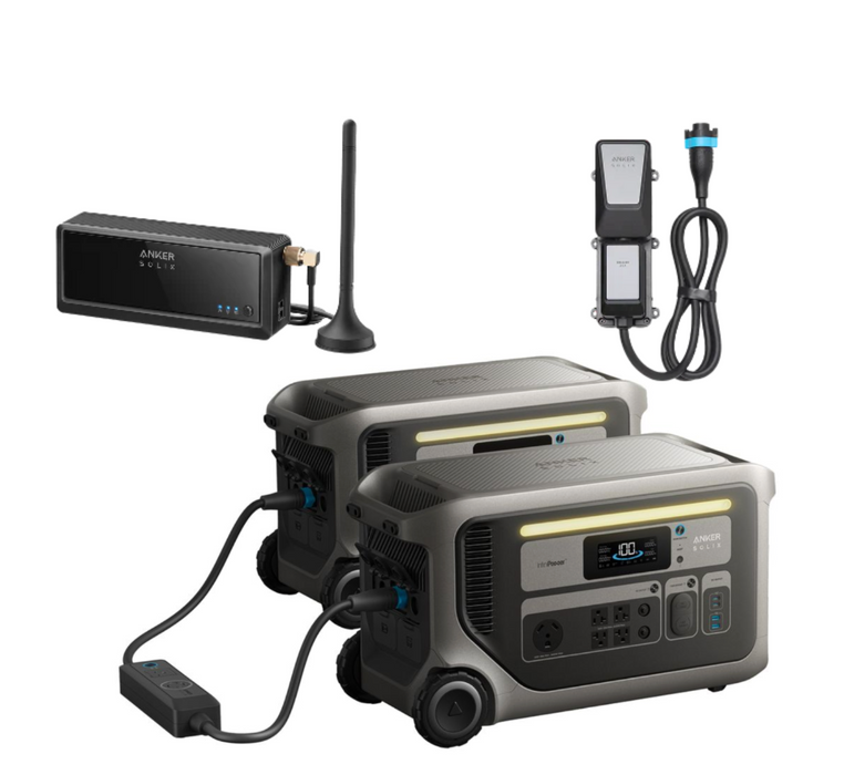 Anker SOLIX F3000 Portable Power Station + Choose Your Custom Package