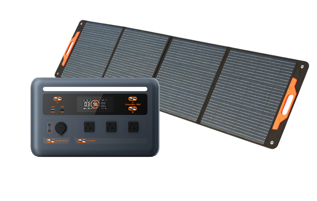 Oscal PowerMax 1800 Solar Generator + Choose Your Custom Package