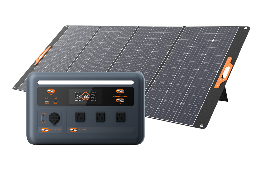Oscal PowerMax 1800 Solar Generator + Choose Your Custom Package