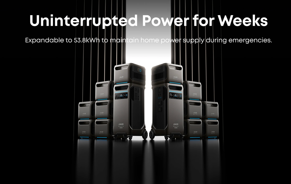 Anker SOLIX F3800 Plus Solar Generator + Choose Your Custom Package